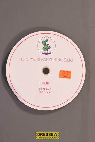 Loop Tape - 25m Bolt - 25mm (1") White