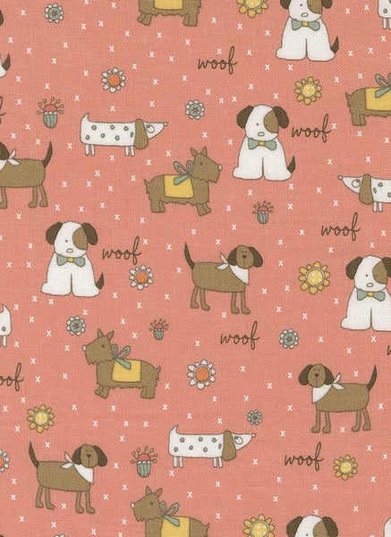 Lucky Puppy Parade By Sweetwater For Moda Flower