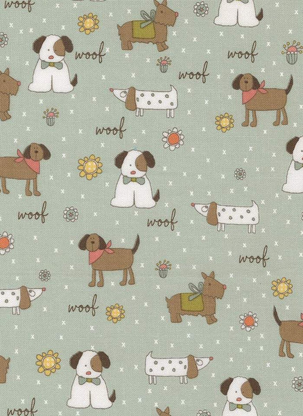 Lucky Puppy Parade By Sweetwater For Moda Sky