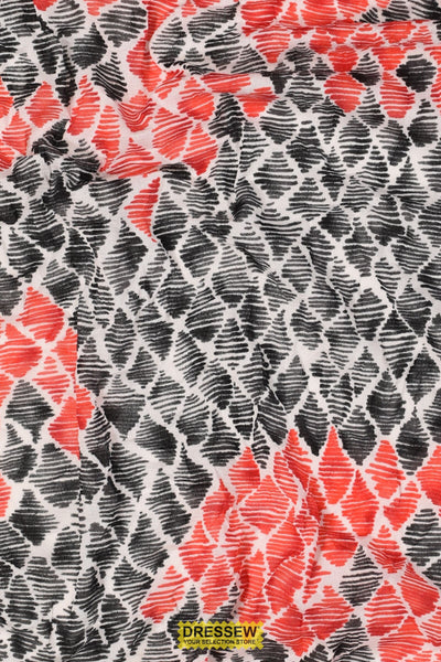 Lycia Crush Print White / Black / Red