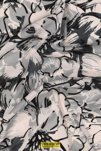 Lycia Mesh Print Grey