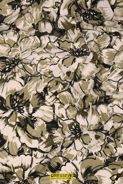 Lycia Mesh Print Olive