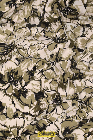 Lycia Mesh Print Olive