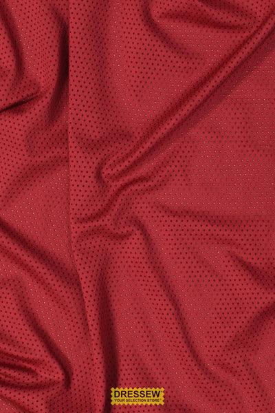 Lycra Mesh Rio Red