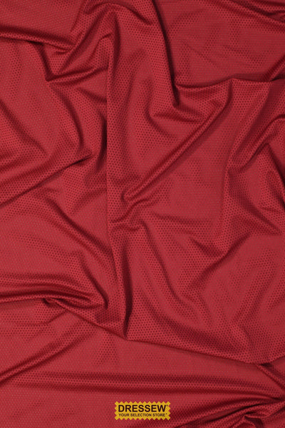 Lycra Mesh Rio Red