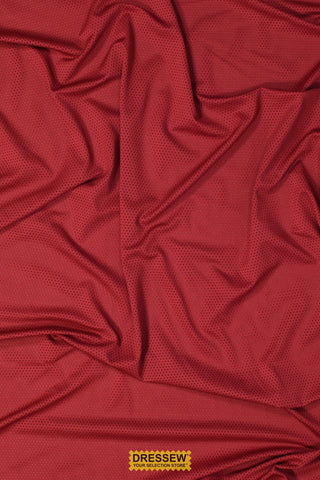 Lycra Mesh Rio Red