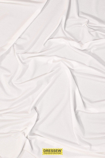 Lycra Mesh White