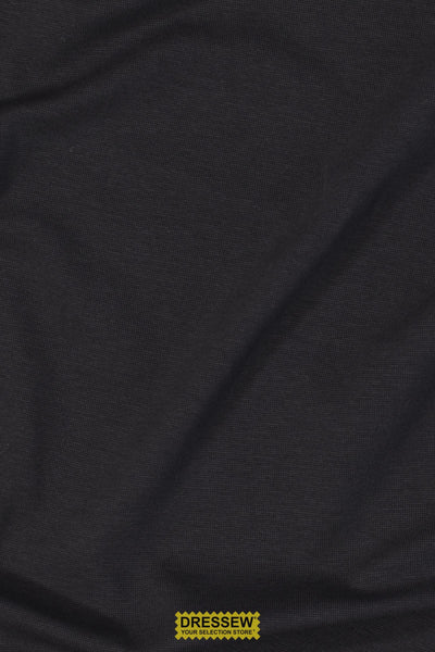 Lycra Rib Knit Black Night
