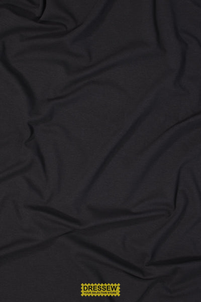 Lycra Rib Knit Black Night