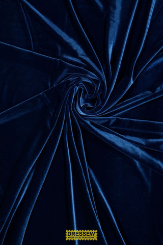 Lycra Velvet Navy