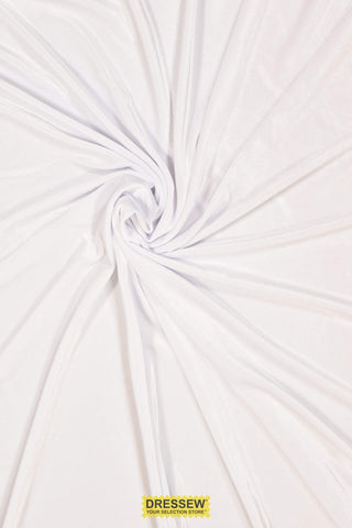 Lycra Velvet White