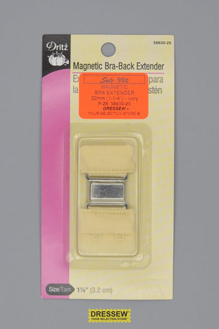 Magnetic Bra Extender 32mm (1-1/4") Ivory