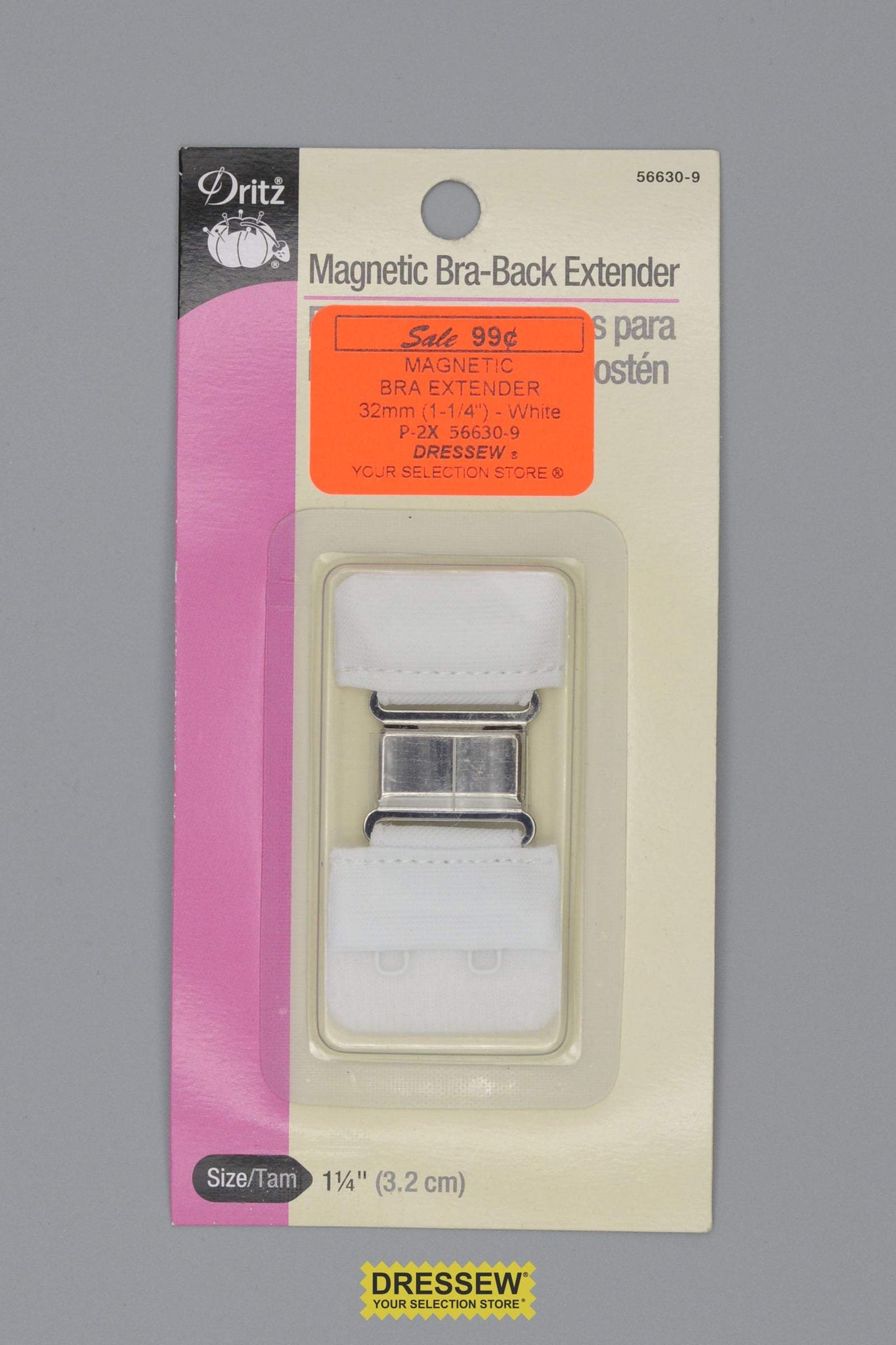 Magnetic Bra Extender 32mm (1-1/4) White – Dressew Supply Ltd.