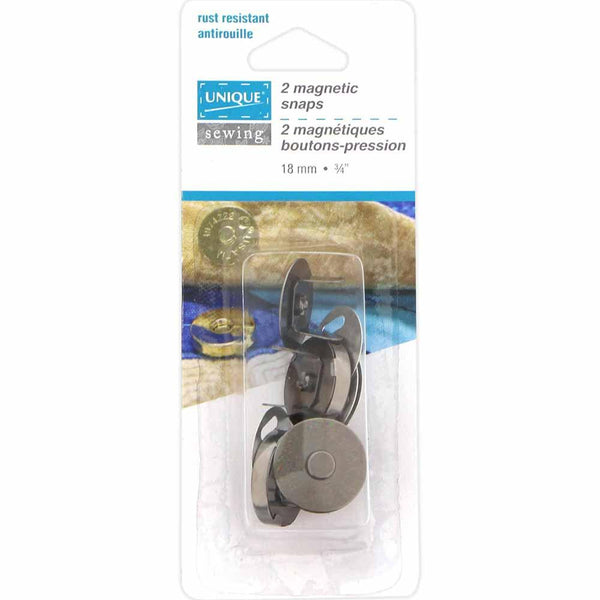 Magnetic Snaps 19mm (3/4") Gunmetal