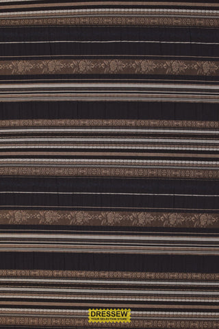 Majestic Jacquard Charcoal / Tan