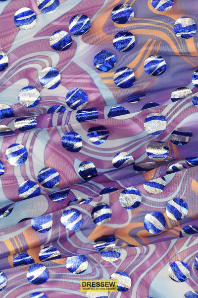 Marble Mesh Purple / Blue
