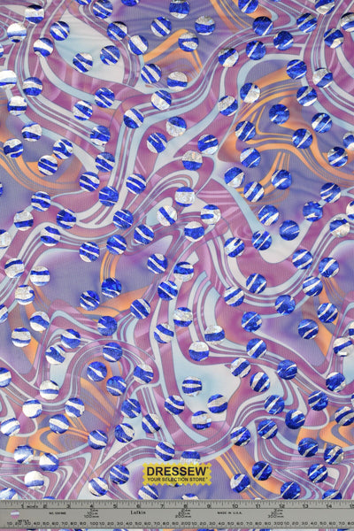 Marble Mesh Purple / Blue