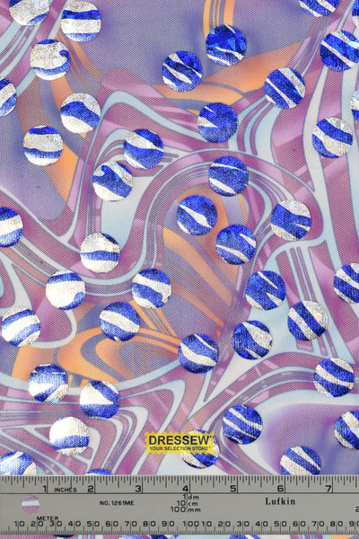 Marble Mesh Purple / Blue