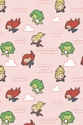 Marvel Hero Girl Power Pink