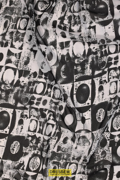 Masai Georgette Print Black / White