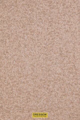 Matte Sequin Mesh Champagne
