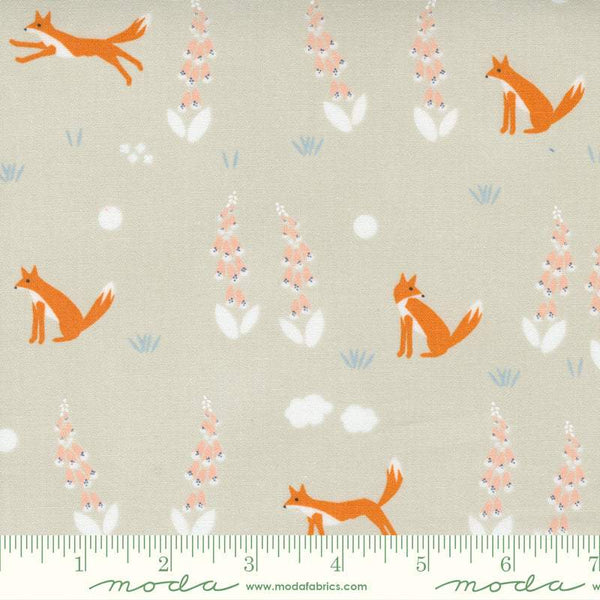 Meander Foxes & Foxgloves By Aneela Hoey For Moda Cloud