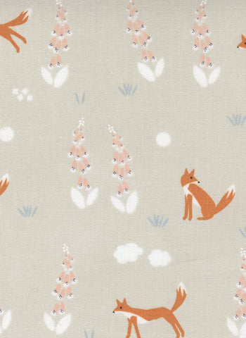 Meander Foxes & Foxgloves By Aneela Hoey For Moda Cloud