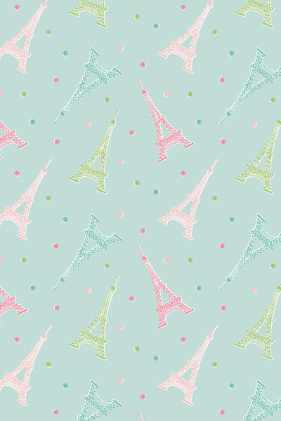 Meet Me Under The Eiffel Tower Eiffel Tower Toss Aqua / Multi