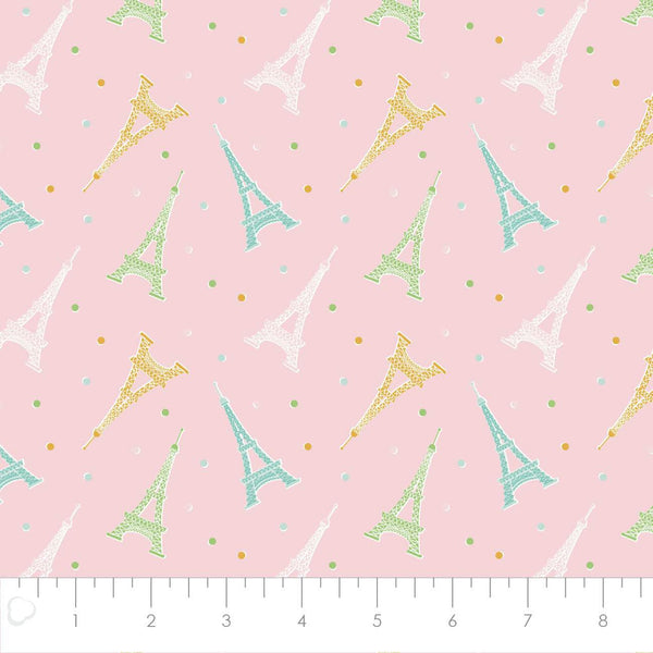 Meet Me Under The Eiffel Tower Eiffel Tower Toss Pink / Multi
