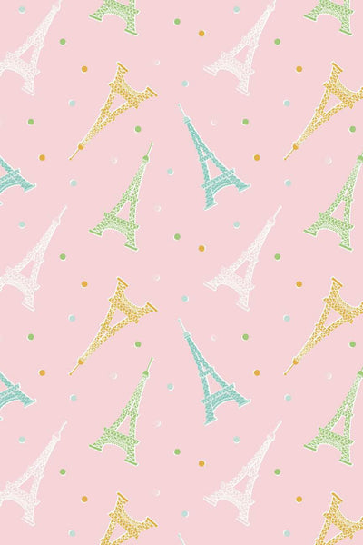 Meet Me Under The Eiffel Tower Eiffel Tower Toss Pink / Multi