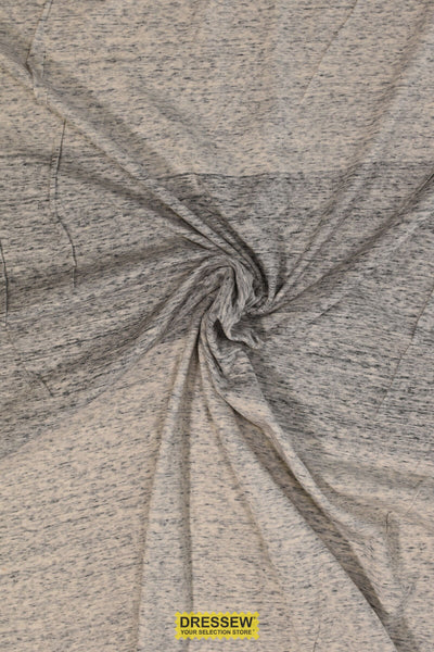 Melange Jersey Stripe Sand / Grey