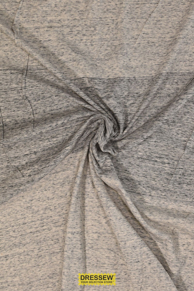 Melange Jersey Stripe Sand / Grey