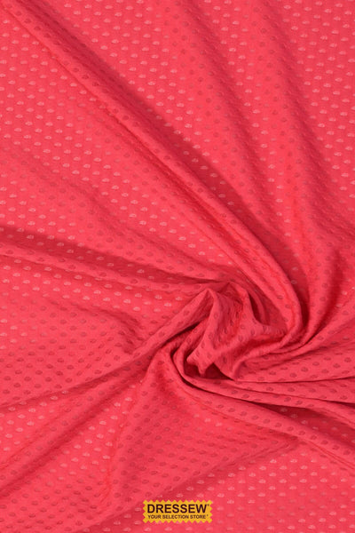 Mesh Dots Dark Coral