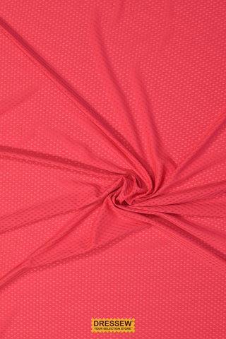 Mesh Dots Dark Coral