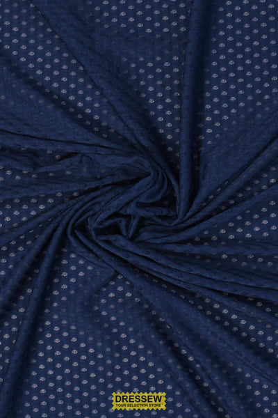 Mesh Dots French Navy