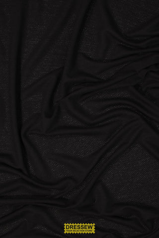 Mesh Jersey Knit Black