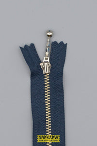 Metal Closed End Zipper 13cm (5") Navy
