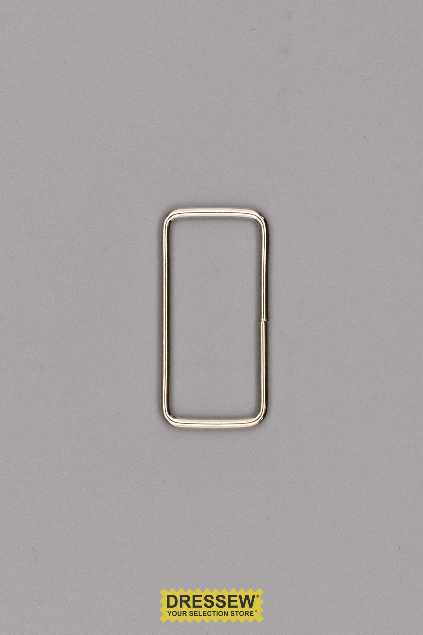 Metal Rectangle Ring 32mm (1-1/4") Silver