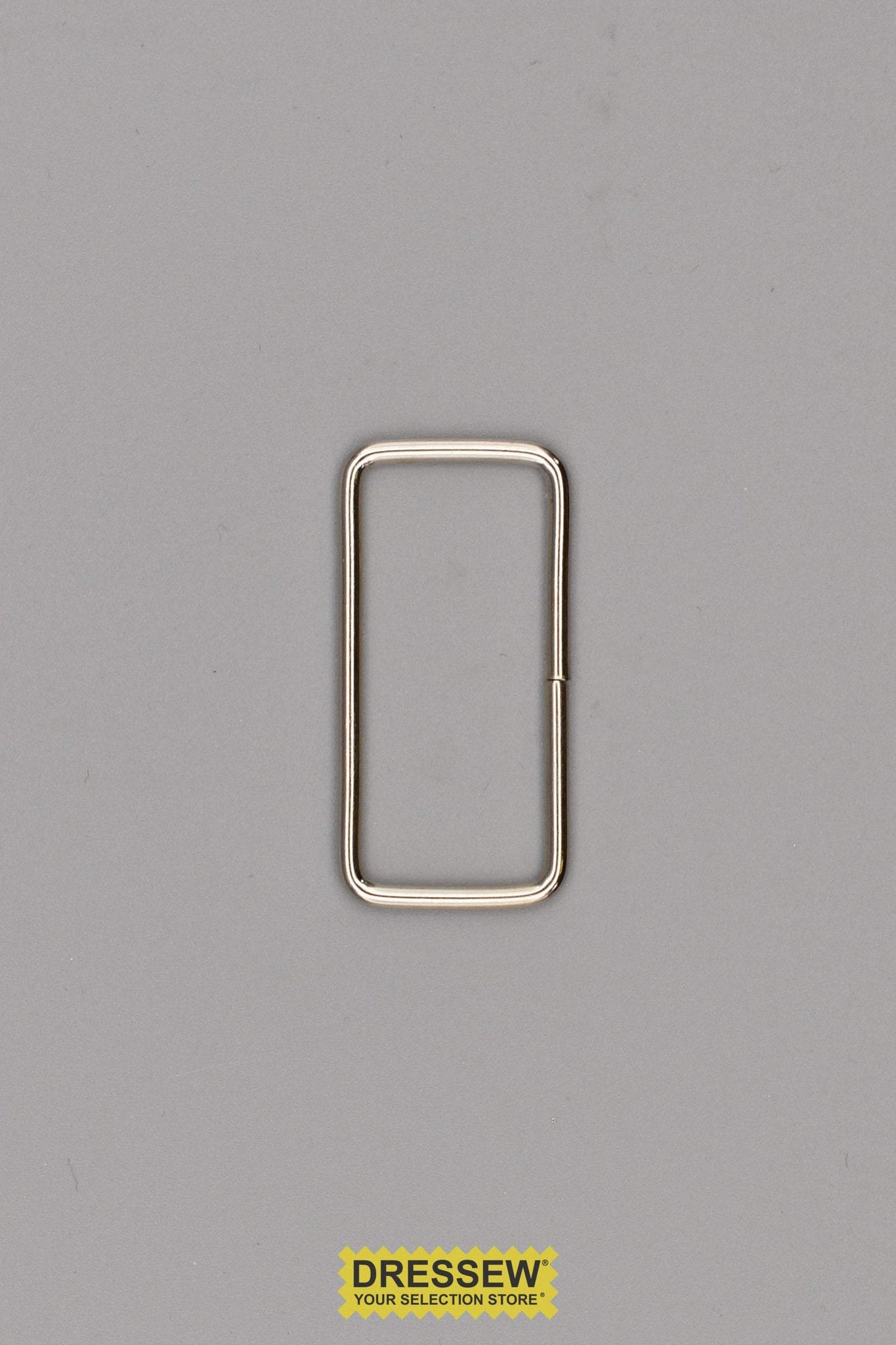 Metal Rectangle Ring 32mm (1-1/4") Silver
