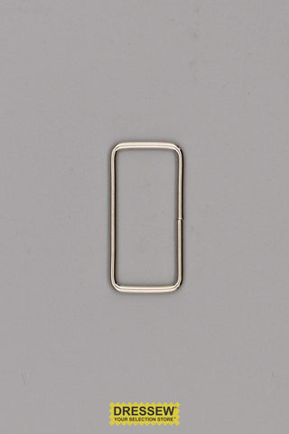 Metal Rectangle Ring 32mm (1-1/4") Silver