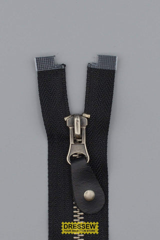 Metal Separating Zipper 65cm (26") Black