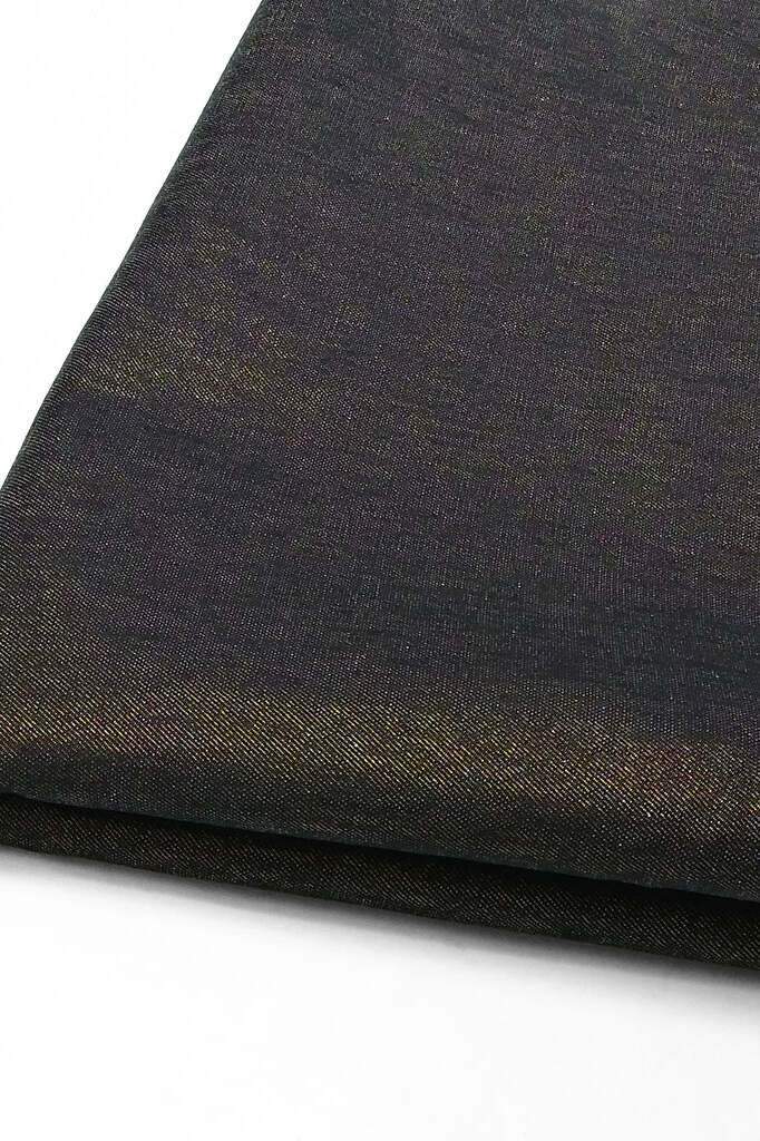 Metallic Denim Black / Gold