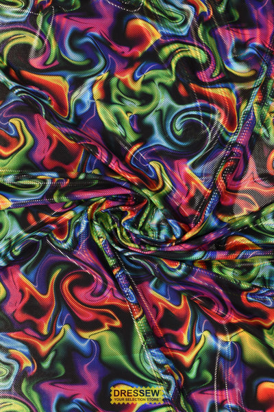 Metallique Lava Lycra Multi