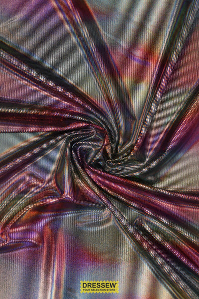 Metallique Oil Slick Lycra Multi