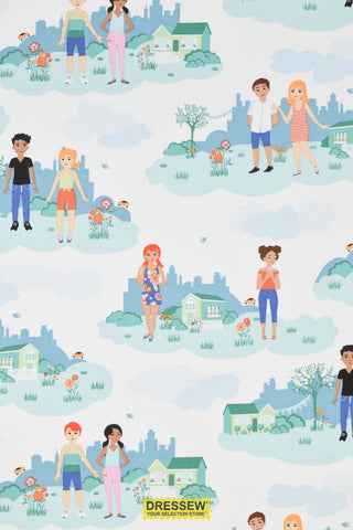 Michael Miller Paper Doll Park Spring