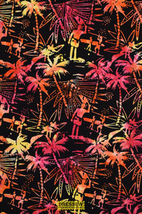 Michael Miller Tropical Horizon Batik Ebony