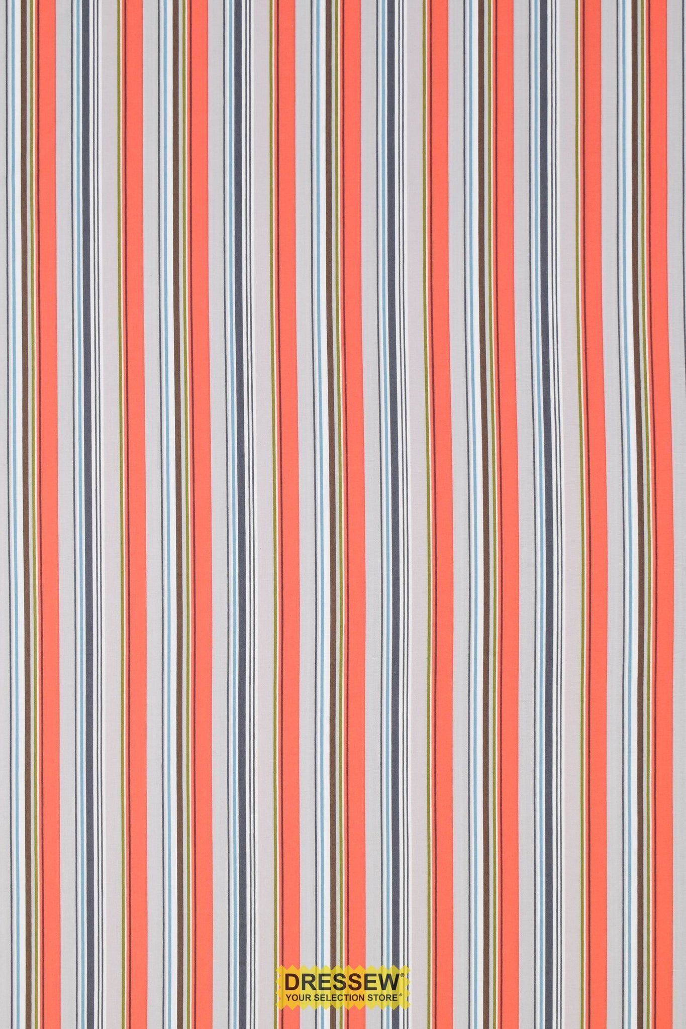 Michael Miller Woodland Walk Stone / Coral / Teal