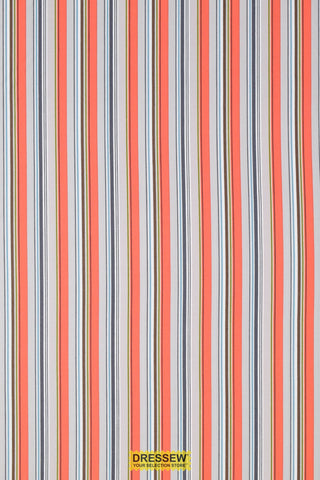 Michael Miller Woodland Walk Stone / Coral / Teal