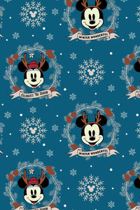 Mickey Mouse Mickey Wreath Navy