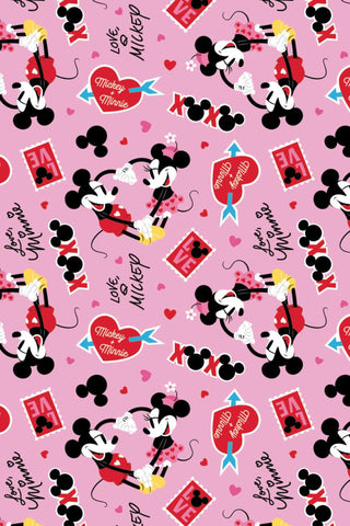 Mickey Mouse Valentine XOXO Pink